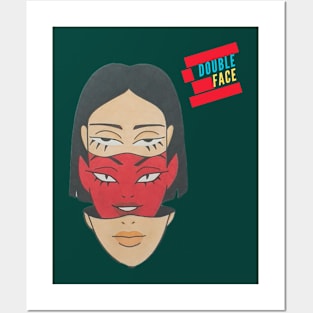 Double Face Posters and Art